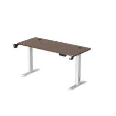 Fantech Office Desk Height Adjustable Motorised Electric Stand Gaming Table - White