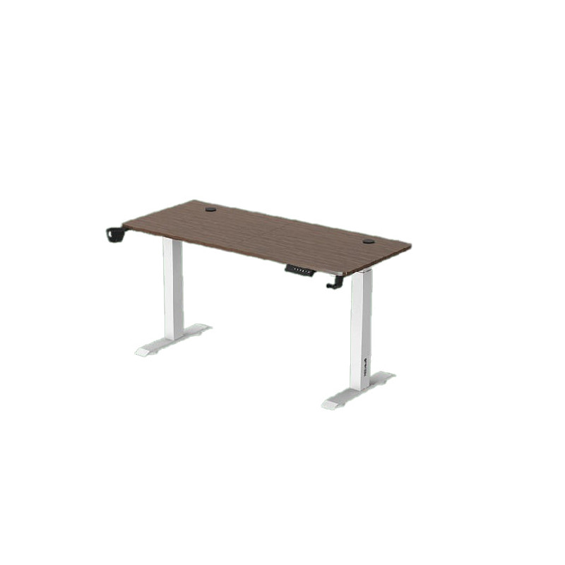 Fantech Office Desk Height Adjustable Motorised Electric Stand Gaming Table - White