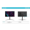 Acer X27U 27" WQHD OLED 0.03ms 240Hz FreeSync Height Adjustable Monitor