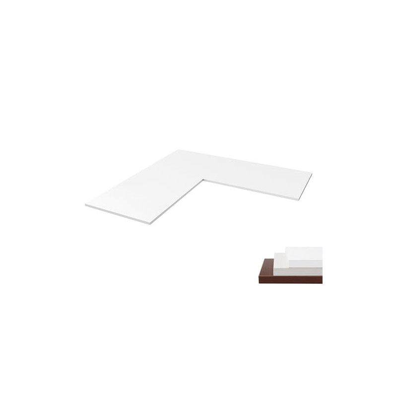 Brateck L-Shape 90deg Particle Board Desk Board