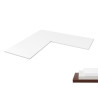 Brateck L-Shape 90deg Particle Board Desk Board
