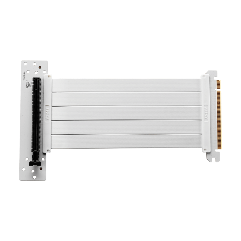 MSI MPG PCI-E 4.0 X16 180mm Riser Cable - White