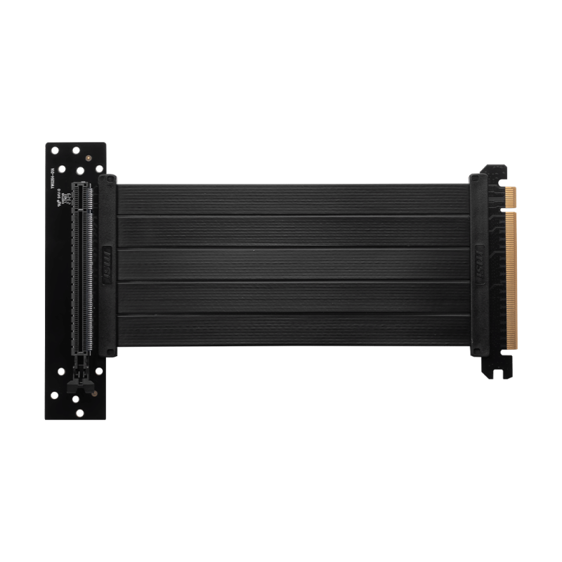 MSI MPG PCI-E 4.0 X16 180mm Riser Cable - Black