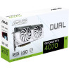 Asus GeForce Dual RTX 4070 12G Graphics Card - White