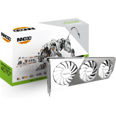 INNO3D GeForce RTX 4070 Ti OC X3 12GB GDDR6X Graphics Card - White