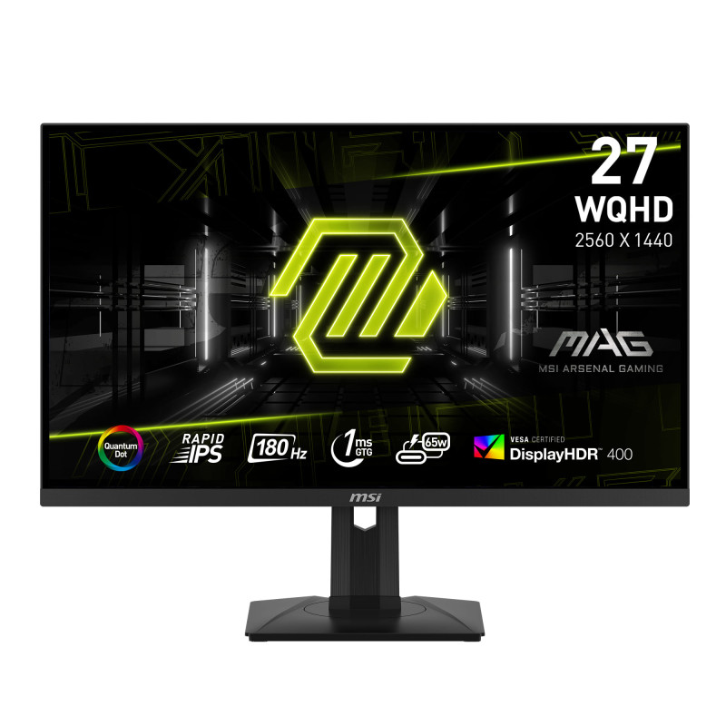 MSI MAG 274QRF QD E2 27" QHD Rapid IPS 1ms 180Hz Height Adjustable Monitor
