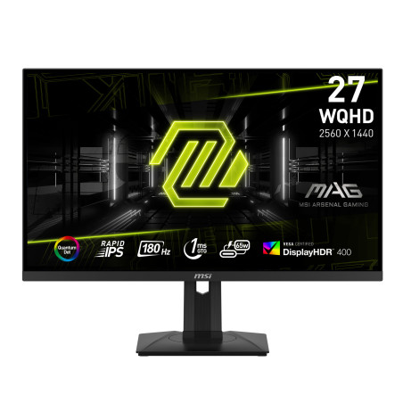 MSI MAG 274QRF QD E2 27" QHD Rapid IPS 1ms 180Hz Height Adjustable Monitor