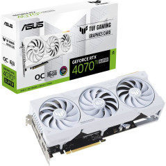 Asus TUF GeForce RTX 4070 Ti Super OC 16GB Graphics Card - White