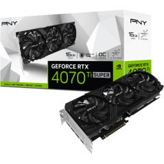 PNY GeForce RTX 4070 Ti SUPER 16GB VERTO OC Triple Fan DLSS 3 Graphics Card