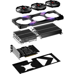 PNY GeForce RTX 4070 Ti SUPER 16GB XLR8 VERTO EPIC-X ARGB Overclocked DLSS 3 Triple Fan Graphics Card