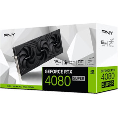 PNY GeForce RTX 4080 SUPER 16GB VERTO Overclocked Triple Fan DLSS 3 Graphics Card