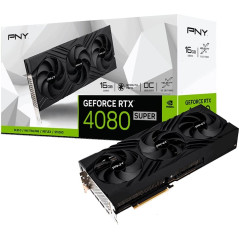 PNY GeForce RTX 4080 SUPER 16GB VERTO Overclocked Triple Fan DLSS 3 Graphics Card