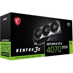 MSI GeForce RTX 4070 SUPER 12G VENTUS 3X OC Graphics Card