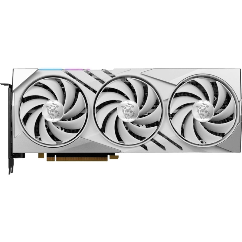 MSI GeForce RTX 4070 Ti SUPER 16G GAMING X SLIM Graphics Card - White