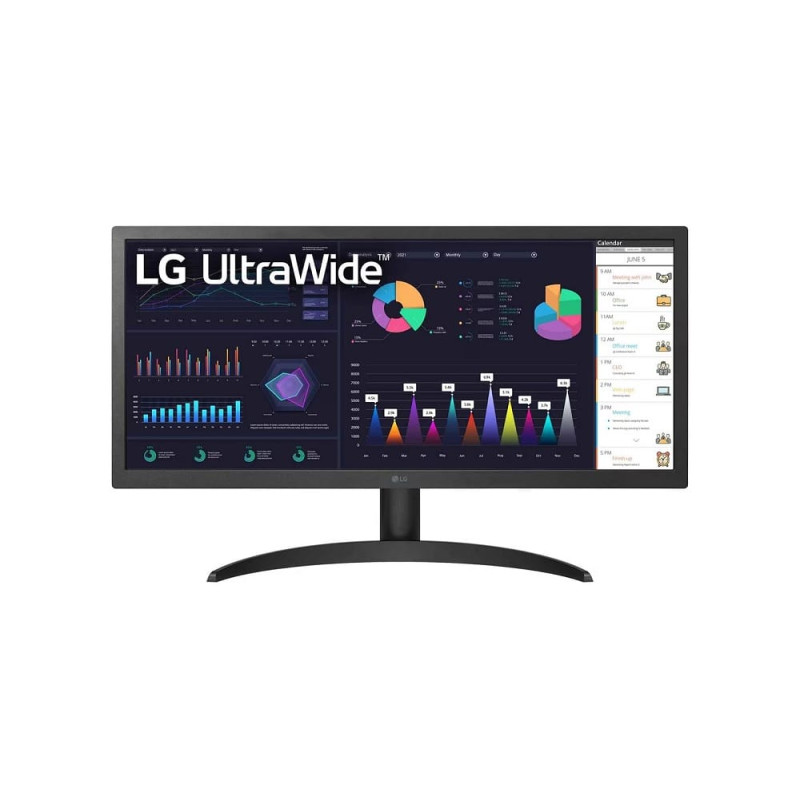 (Carton Damaged) LG 26WQ500 25.7" Ultrawide FHD HDR10 IPS 75Hz FreeSync Monitor
