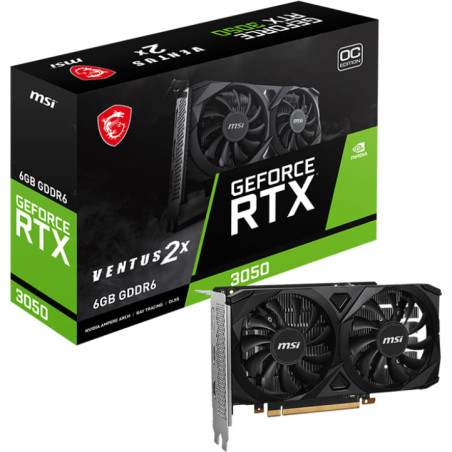 MSI GeForce RTX 3050 VENTUS 2X 6GB OC Graphic Card