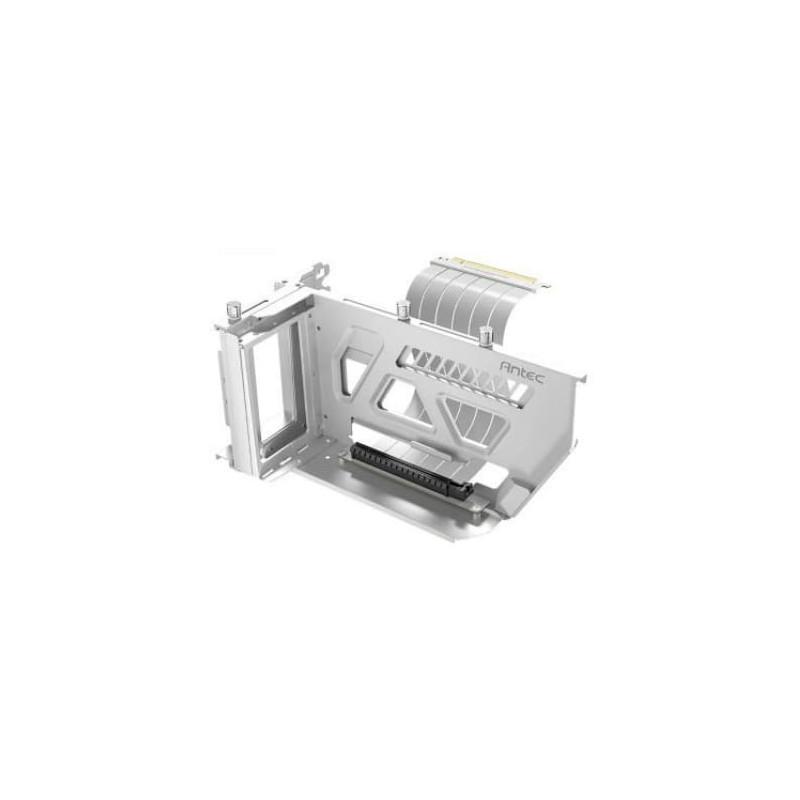 Antec GPU Bracket and PCI-E 4.0 Riser Cable - White