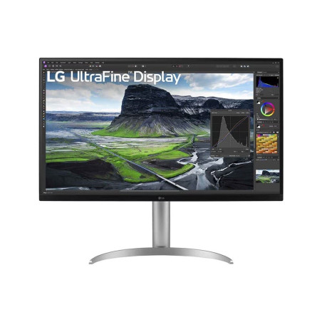 LG 32BQ85U-W 32" UHD 4K Nano IPS USB-C HDR400 Monitor With Built-In Speaker