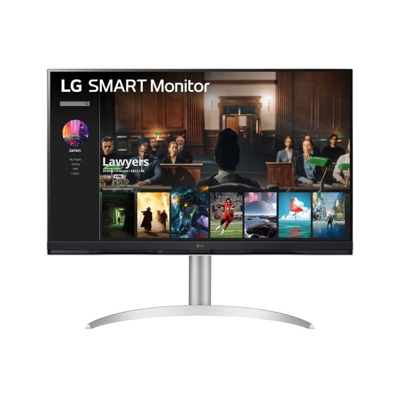 LG 32SQ730S-W 31.5" UHD 4K HDR10 USB-C Smart Monitor With webOS