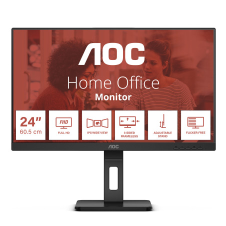 AOC 24E3QAF 23.8" FHD IPS 75Hz Height Adjustable Business Monitor