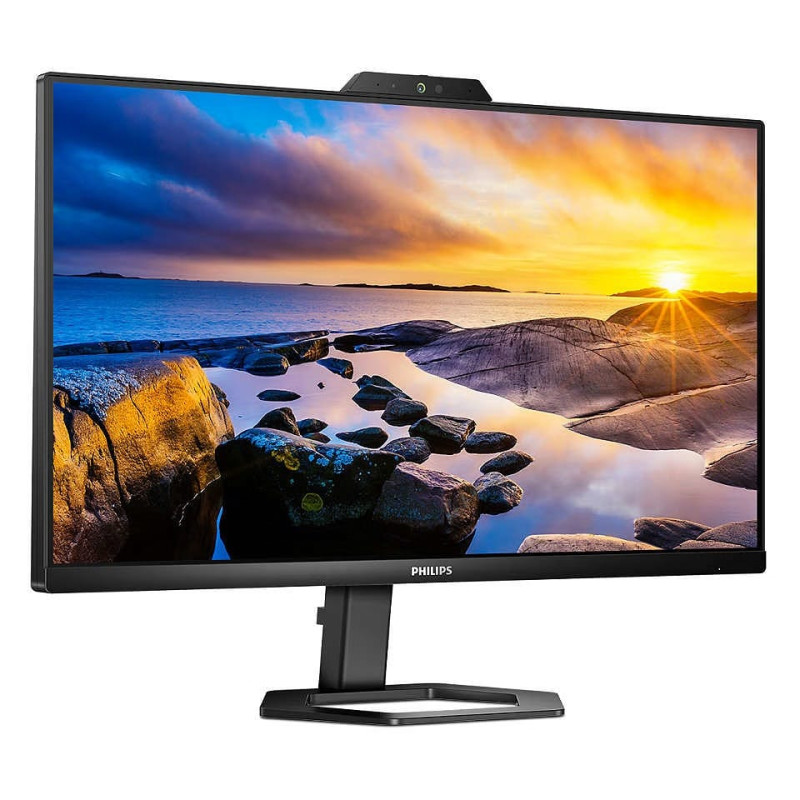 (Manufacturer Refurbished) Philips 24E1N5300HE 23.8" FHD IPS 75Hz USB-C Monitor With Windows Hello Webcam