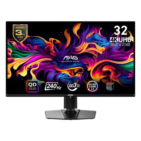 MSI 32" 4K UHD QD-OLED 0.03ms 240Hz HDR Gaming Monitor