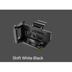 Antec Adjustable Vertical GPU Bracket/PCIE 4.0 Riser Cable - Black
