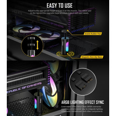 Antec AT-IGPUH-L100-ARGB-BK Graphics Card Holder 