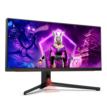 (Manufacturer Refurbished) AOC AG344UXM 34" Ultrawide QHD IPS Mini LED 1ms 170Hz Adaptive FreeSync HDR 1000 Gaming Monitor