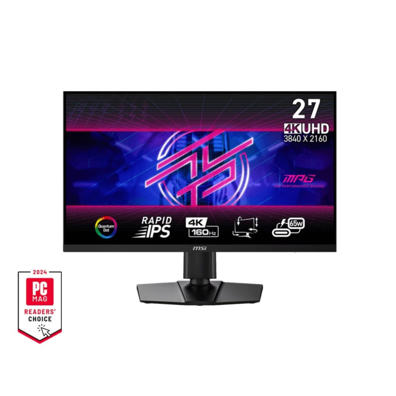 MSI MPG 274URF 27" 4K UHD IPS 0.5ms 160Hz FreeSync HDR400 Adjustable Height Monitor