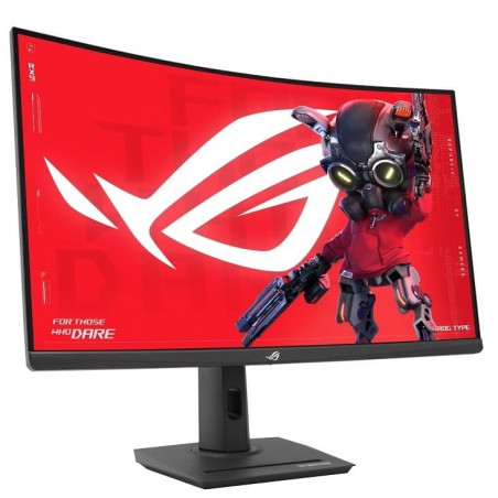(Ex-Demo) Asus XG32WCS 31.5" QHD 2K 1ms 144Hz (180Hz OC) HDR400 USB-C ELMB Sync Variable Overdrive 2.0 Curved Monitor