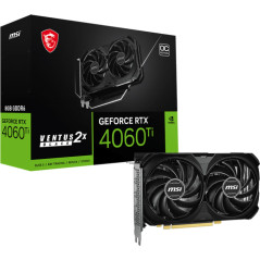 MSI RTX 4060 Ti 8G VENTUS 2X BLACK E1 OC Graphics Card