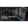 Antec Adjustable Vertical Bracket With 200mm Riser Cable - Black