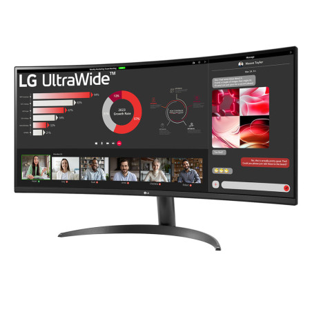 LG 34WR50QK 34" WQHD Curved Ultrawide HDR10 100Hz Monitor