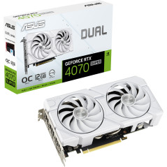 ASUS DUAL GeForce RTX 4070 Super 12G OC EVO White Graphics Card