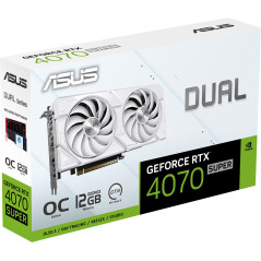 ASUS DUAL GeForce RTX 4070 Super 12G OC EVO White Graphics Card