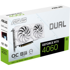 ASUS Dual RTX 4060 EVO White OC Edition 8GB GDDR6 Graphic Card