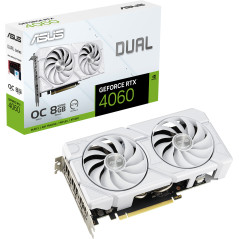 ASUS Dual RTX 4060 EVO White OC Edition 8GB GDDR6 Graphic Card