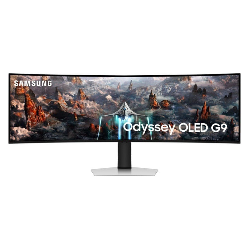 (Open-Box) Samsung Odyssey G93SC 49" OLED Curved DQHD 0.03ms 240Hz HDR Gaming Monitor