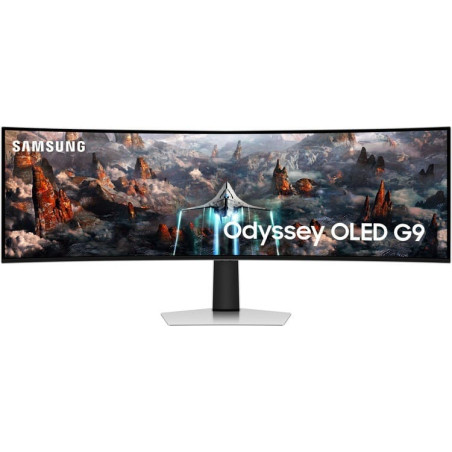 (Open-Box) Samsung Odyssey G93SC 49" OLED Curved DQHD 0.03ms 240Hz HDR Gaming Monitor