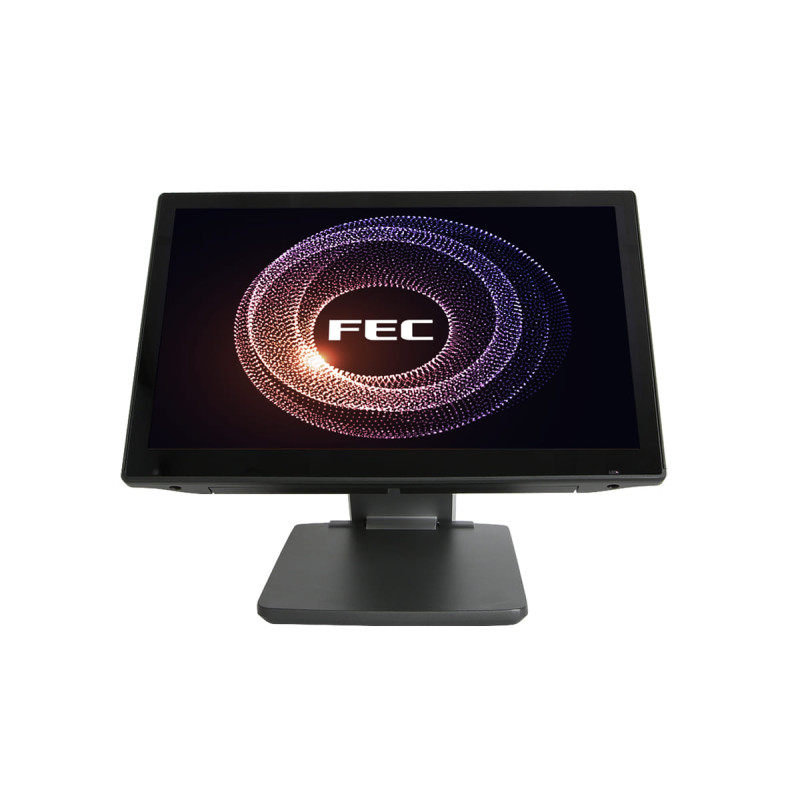 FEC Touch Monitor XM-3015 15" PCAP Stand+Power Supply - Black
