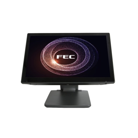 FEC Touch Monitor XM-3015 15" PCAP Stand+Power Supply - Black