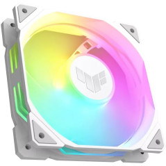 ASUS TUF Gaming TR120 ARGB Reverse 120mm Single Pack Fan - White