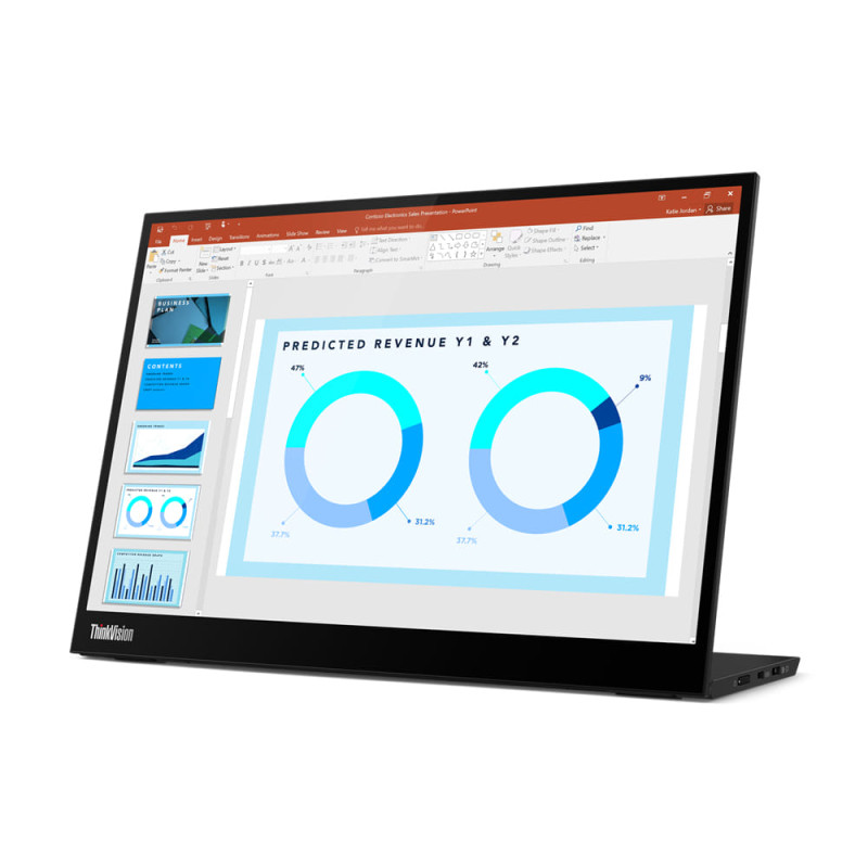 Lenovo M14d 14" 2.2K IPS USB-C Anti-Glare Monitor