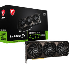 MSI GeForce RTX 4070 Ti SUPER 16G SHADOW 3X OC Graphic Card