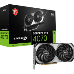 MSI GeForce RTX 4070 VENTUS 2X E1 12G OC Graphics Card