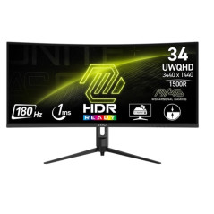 MSI MAG 342CQR E2 34" VA UWQHD 1ms 180Hz  Curved Monitor
