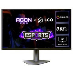 AOC AGON AG326UD 31.5" 4K UHD QD-OLED 0.03ms 165Hz Height Adjustable Adaptive Sync Monitor