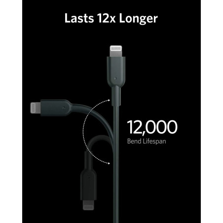 Anker 321 USB-C to Lightning Cable 1.8M - Black