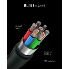 Anker 321 USB-C to Lightning Cable 1.8M - Black